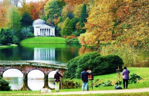 Painters at Stour Head