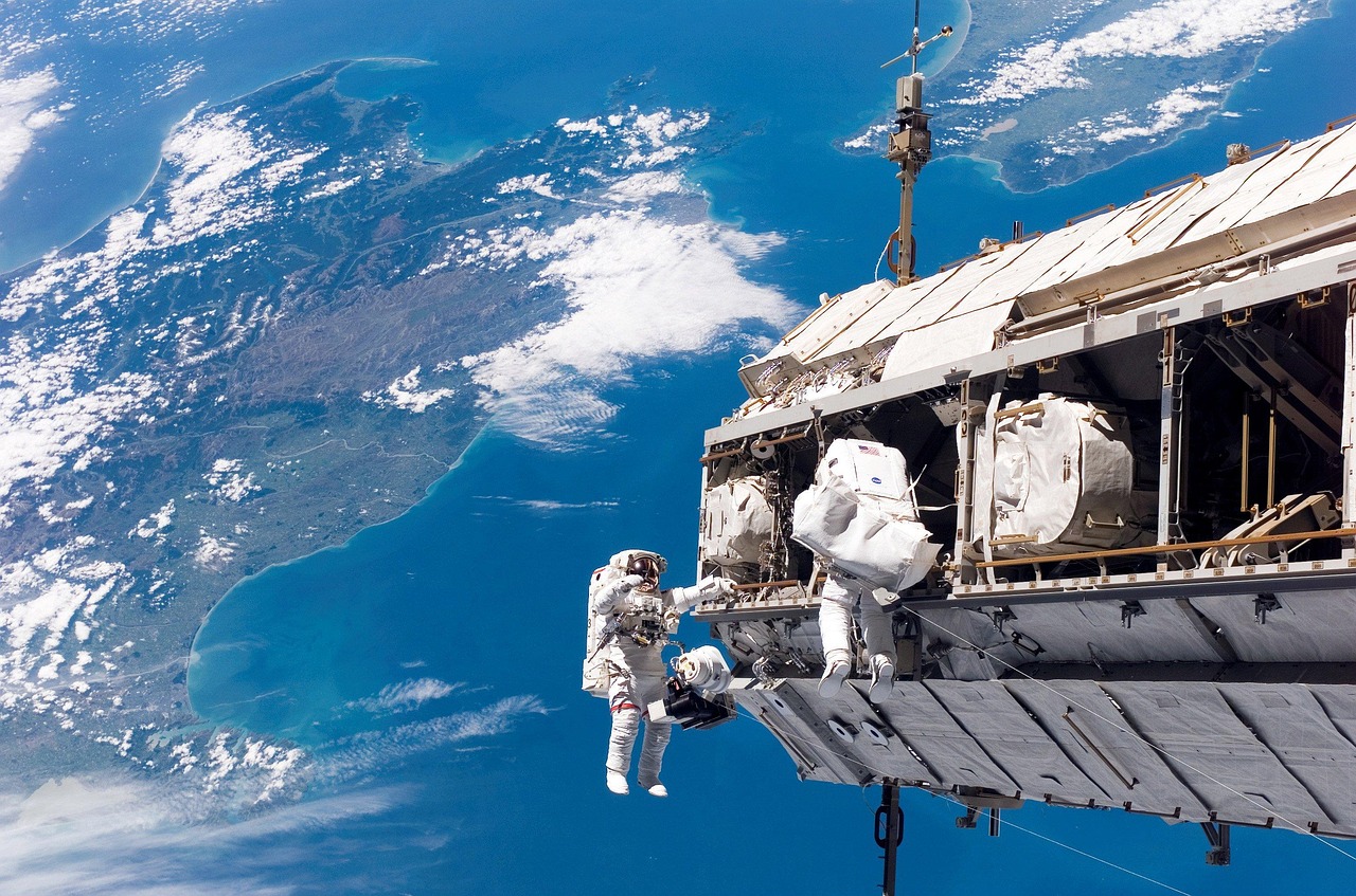 astronaut, space walk, NASA, earth, skies